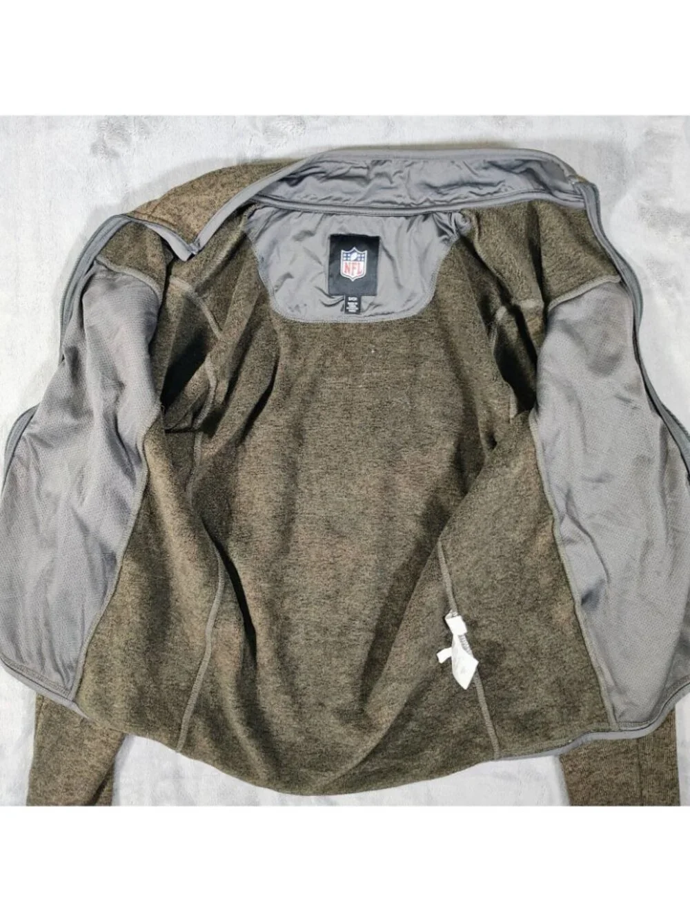 NFL G-III Apparel NFL Pittsburgh Steelers Full-Zip Brown Fleece Jacket (Small)